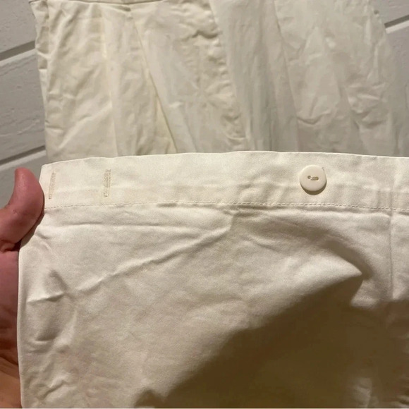 NWT Anthropologie Du Paradis Pleated Wide-Leg Cargo Pants in Stone Dust Size 12 - Picture 10 of 16